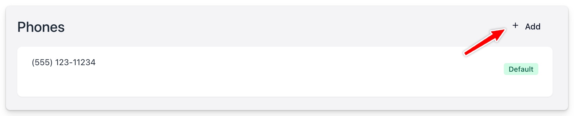 Adding information on customer